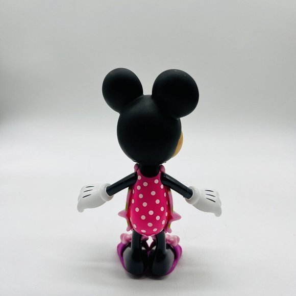 Disney 3.25” Minnie Mouse Fashion Doll w/ Snap on Dress And Sandals - Picture 3 of 3